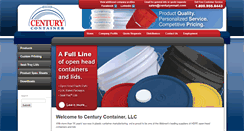 Desktop Screenshot of centurycontainercorporation.com