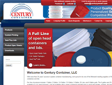 Tablet Screenshot of centurycontainercorporation.com